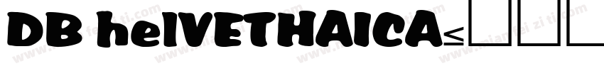 DB helVETHAICA字体转换